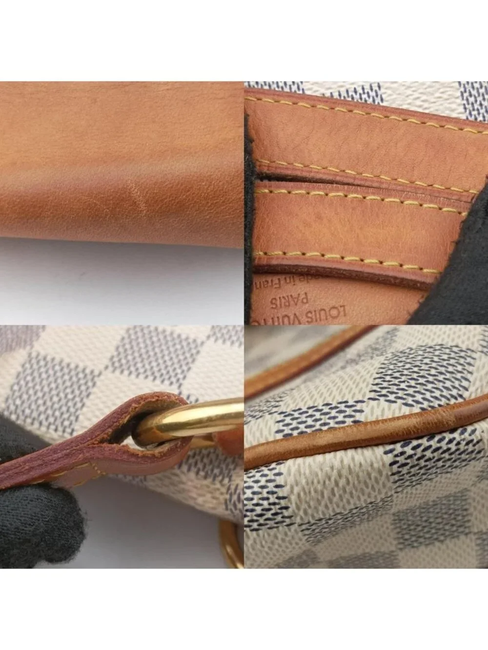 Louis Vuitton Streza PM Azur Damier Canvas Shoulder Bag